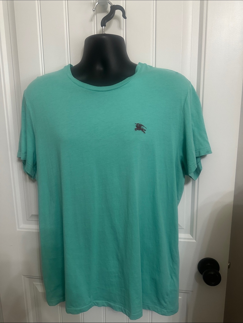 Authentic Teal Burberry Tee shirt XL